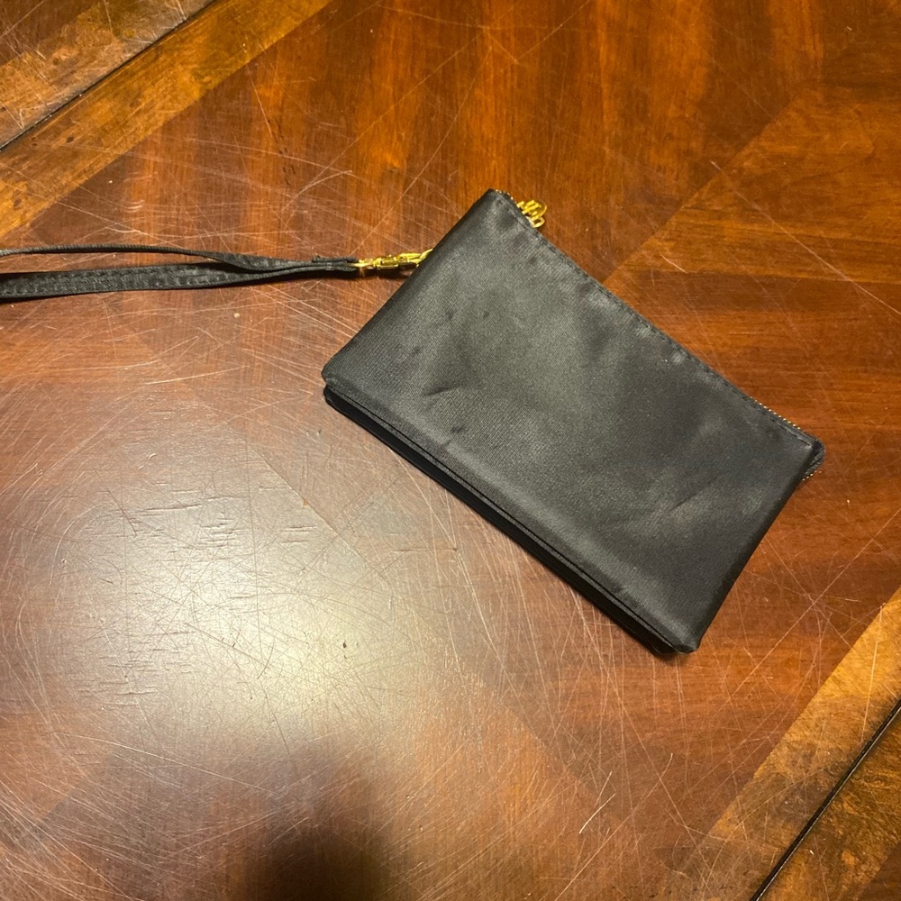 Tory Burch Black Nylon Wristlet with Gold Hardware - Picture 2 of 5
